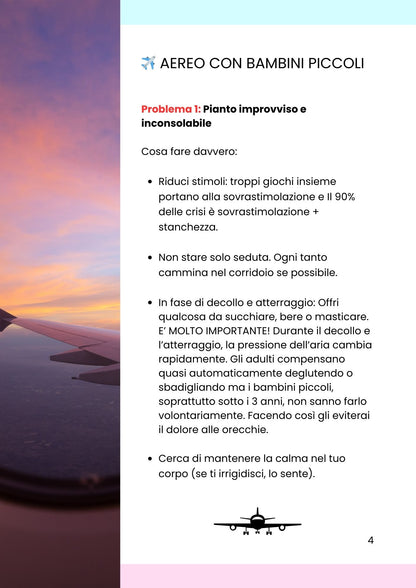 Viaggiare con bambini piccoli senza stress. Mini guida pratica per genitori (0-3 anni)